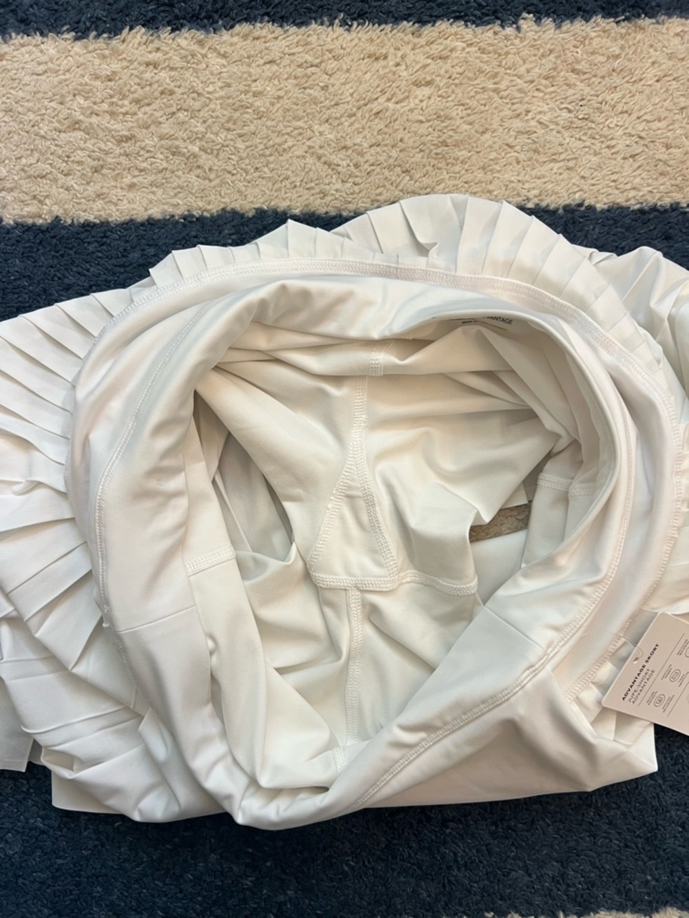 NWT Athleta White Tennis Skirt Womens Size Medium - Picture 3 of 5